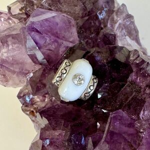 Brighton white crystal mini bead